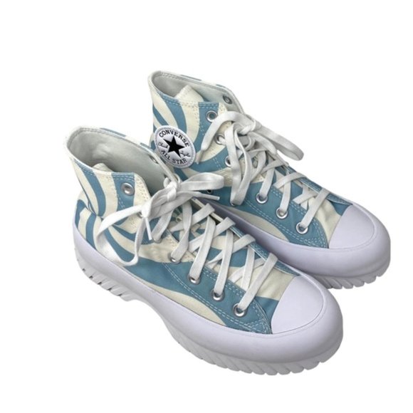 Converse Ctas Lugged 2.0 Shoes Skate Canvas Blue Candy Women Casual A10021C - Picture 4 of 10